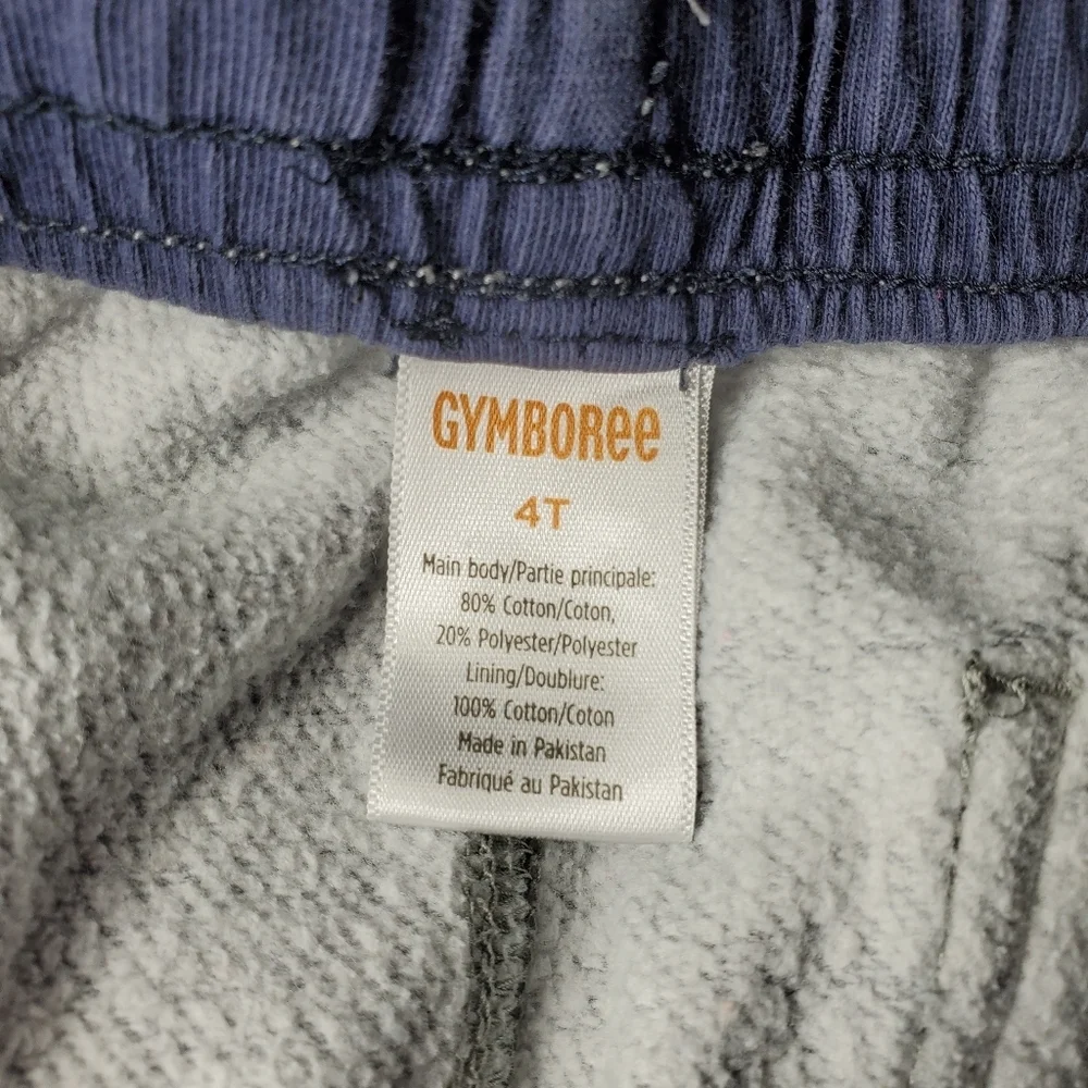 Gymboree Gray Fleece-lined Jogger Sweatpants Boys Size 4T